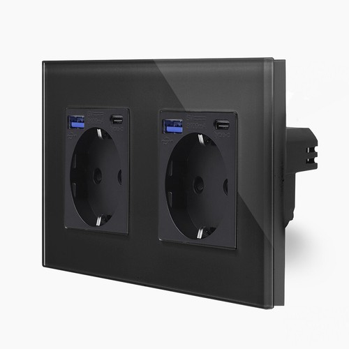 Steckdosen usb 2 fach - 2, 2-fach