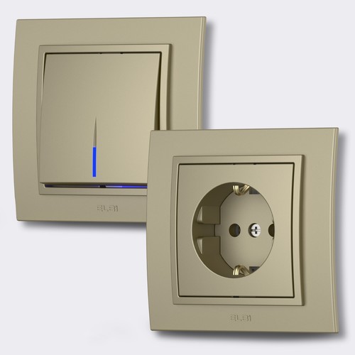 Schuko steckdose schalter - schuko,